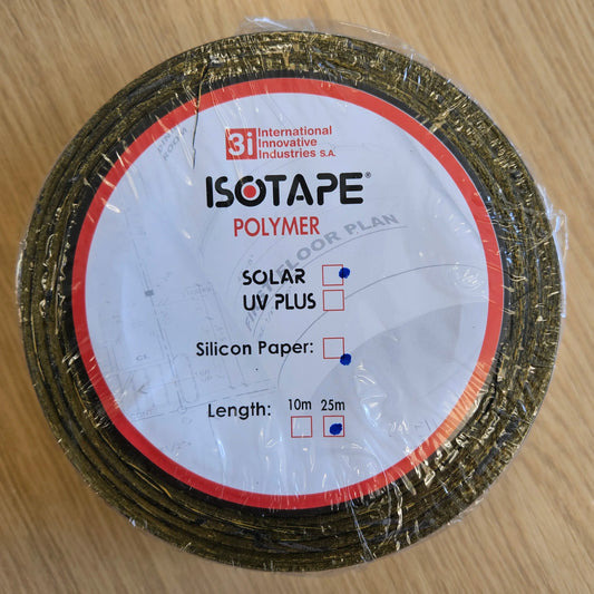 Isopipe Black Polymer Tape 50mm Wide 25m Long